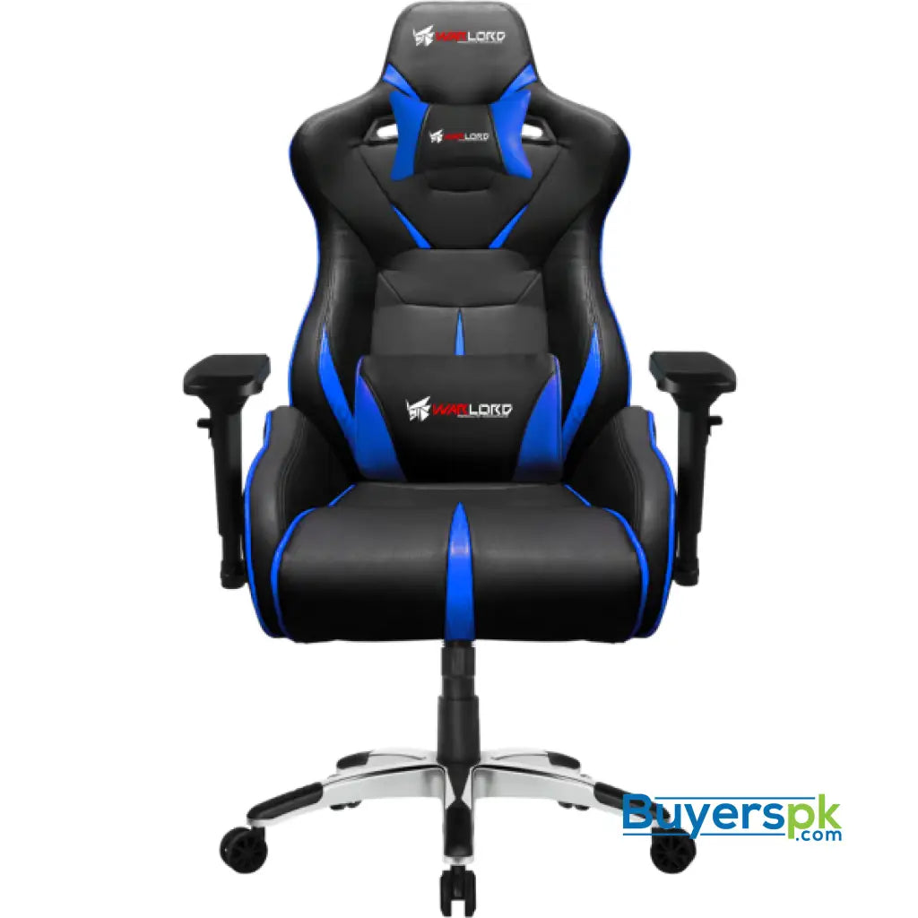 Warlord Templar Gaming Chair - Black/Blue Templar-Blue - Chair Warlord Templar Gaming Chair - Black/Blue Templar-Blue - Chair